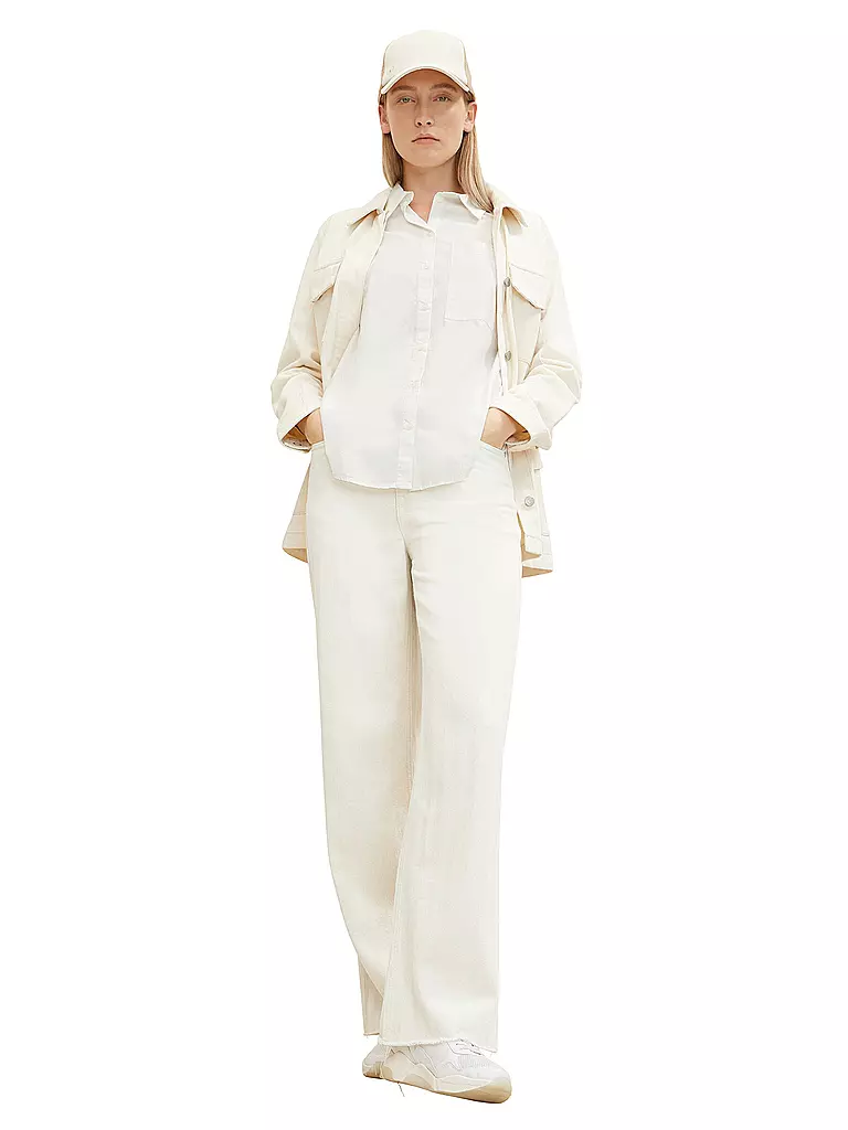 TOM TAILOR Bluse weiss