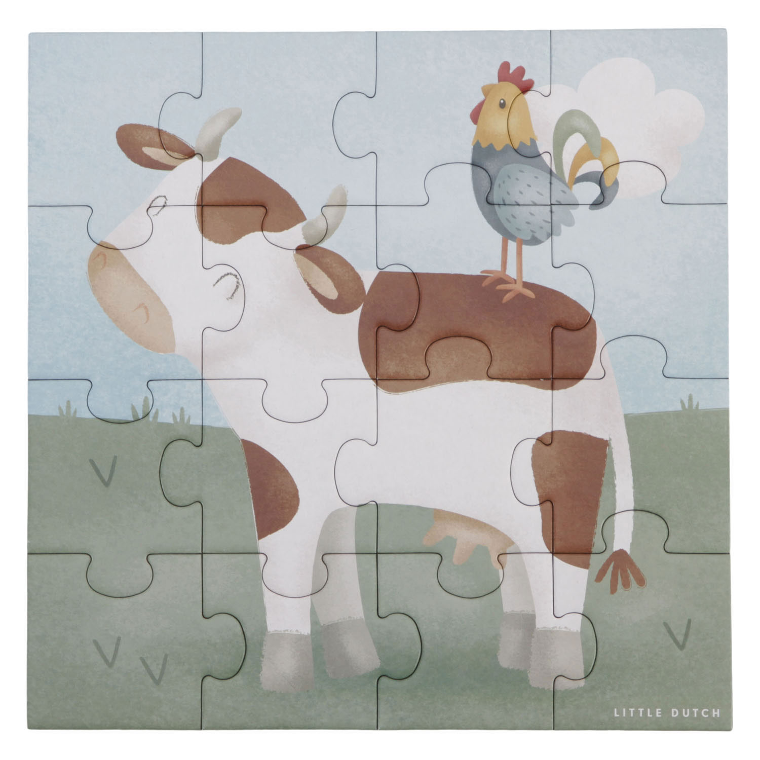 Little Dutch Legpuzzel 4in1 Little Farm FSC