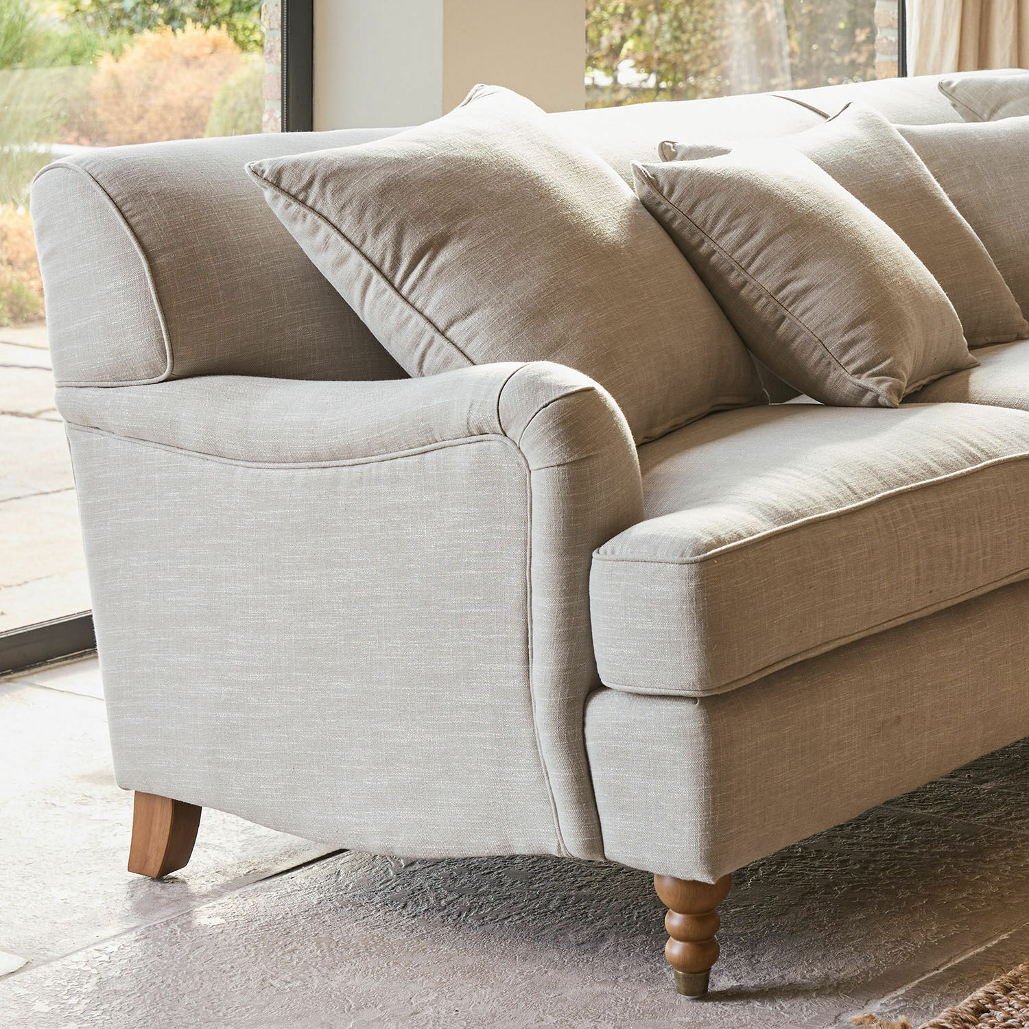 Sofa Isa 3-Sitzer | leinen