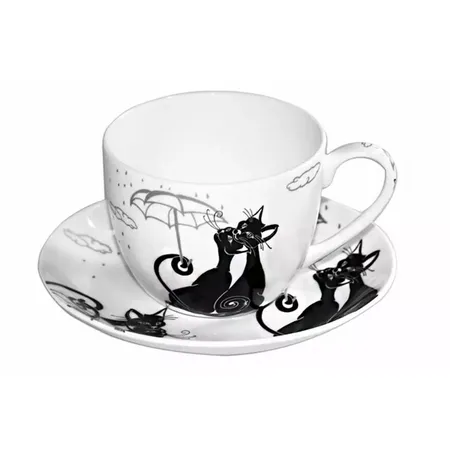 Carmani Große Tasse + Untertasse 