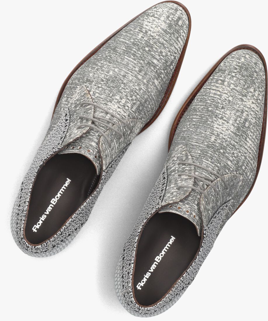 grijze floris van bommel nette schoenen sfm-30361 de stapper