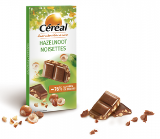 Cereal Chocolade Tablet Hazelnoot 80GR