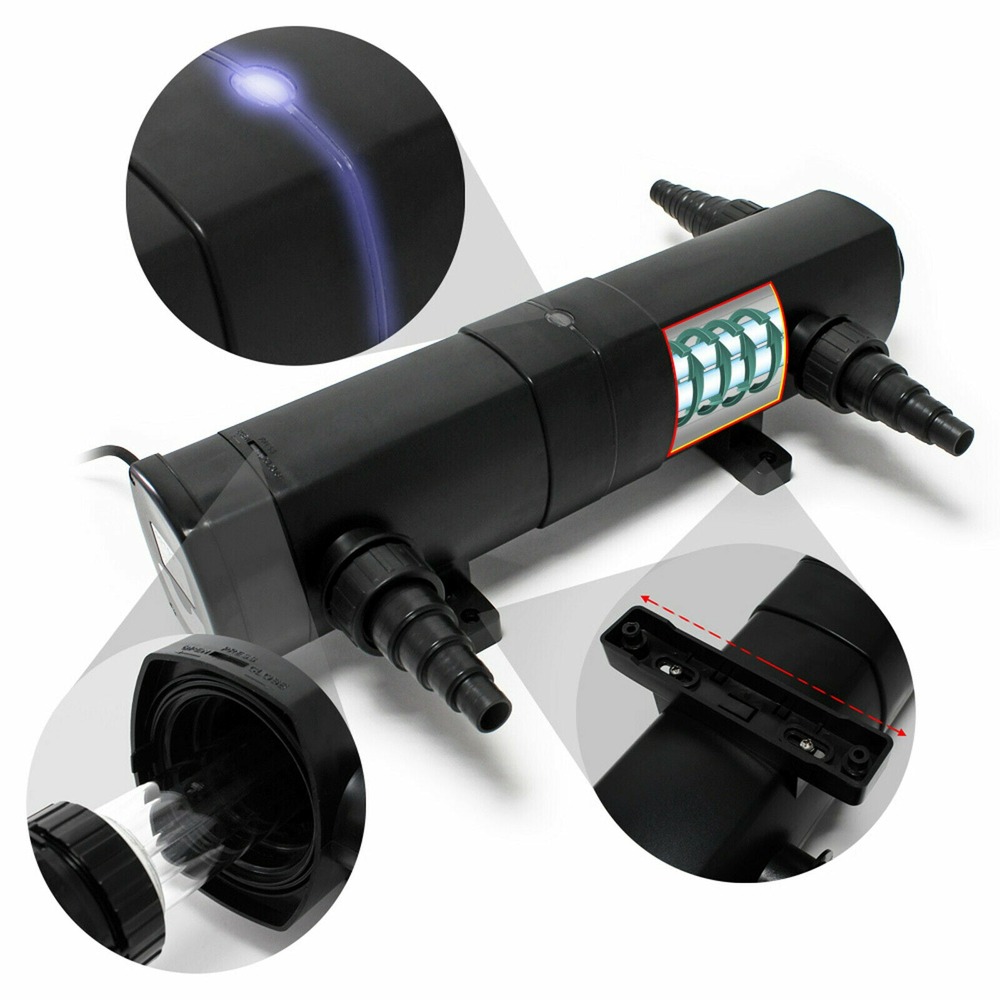 Kit set de filtration 36 watts pompe 12000 litres par heure tuyau 10 m