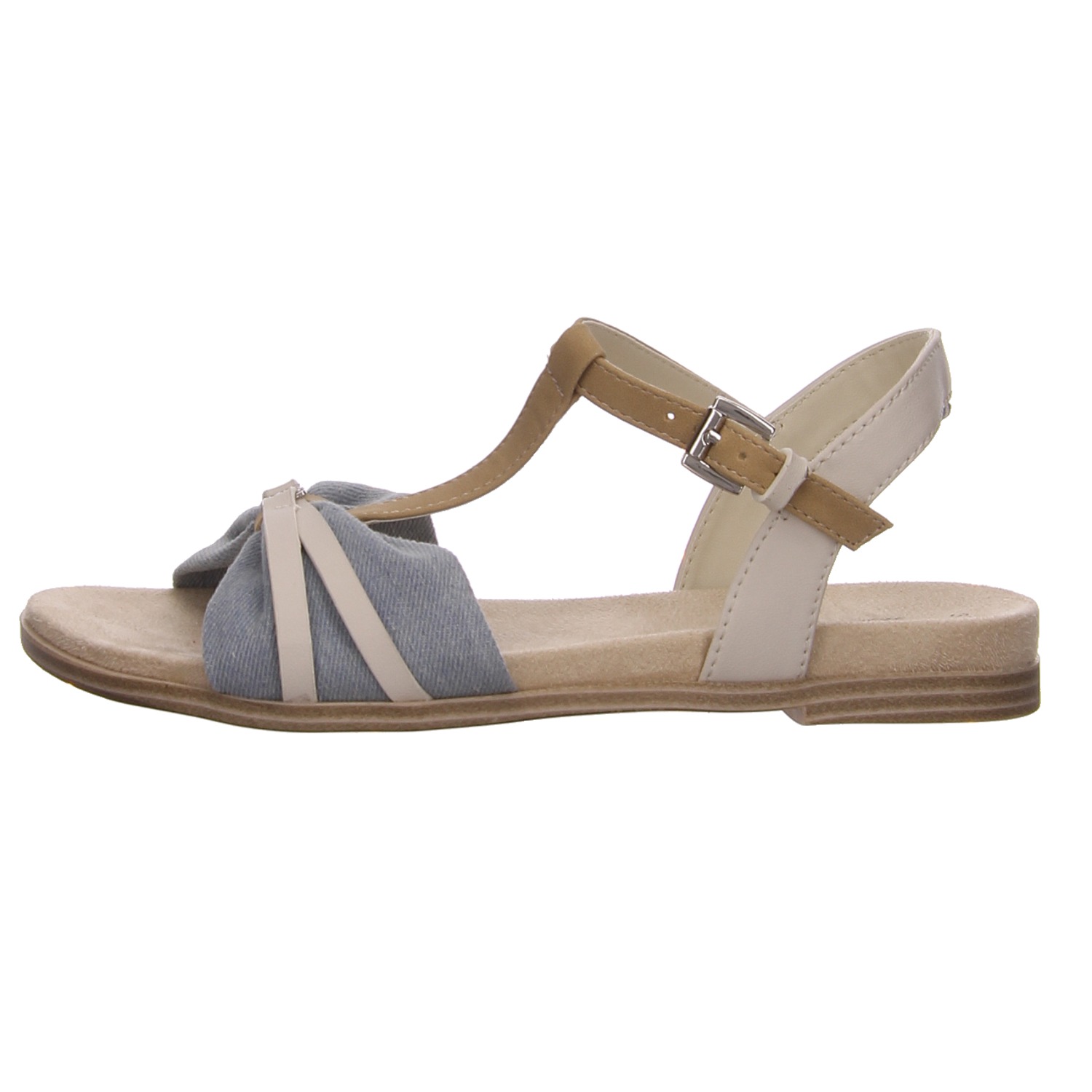 s.Oliver Sandalen blau/beige beige