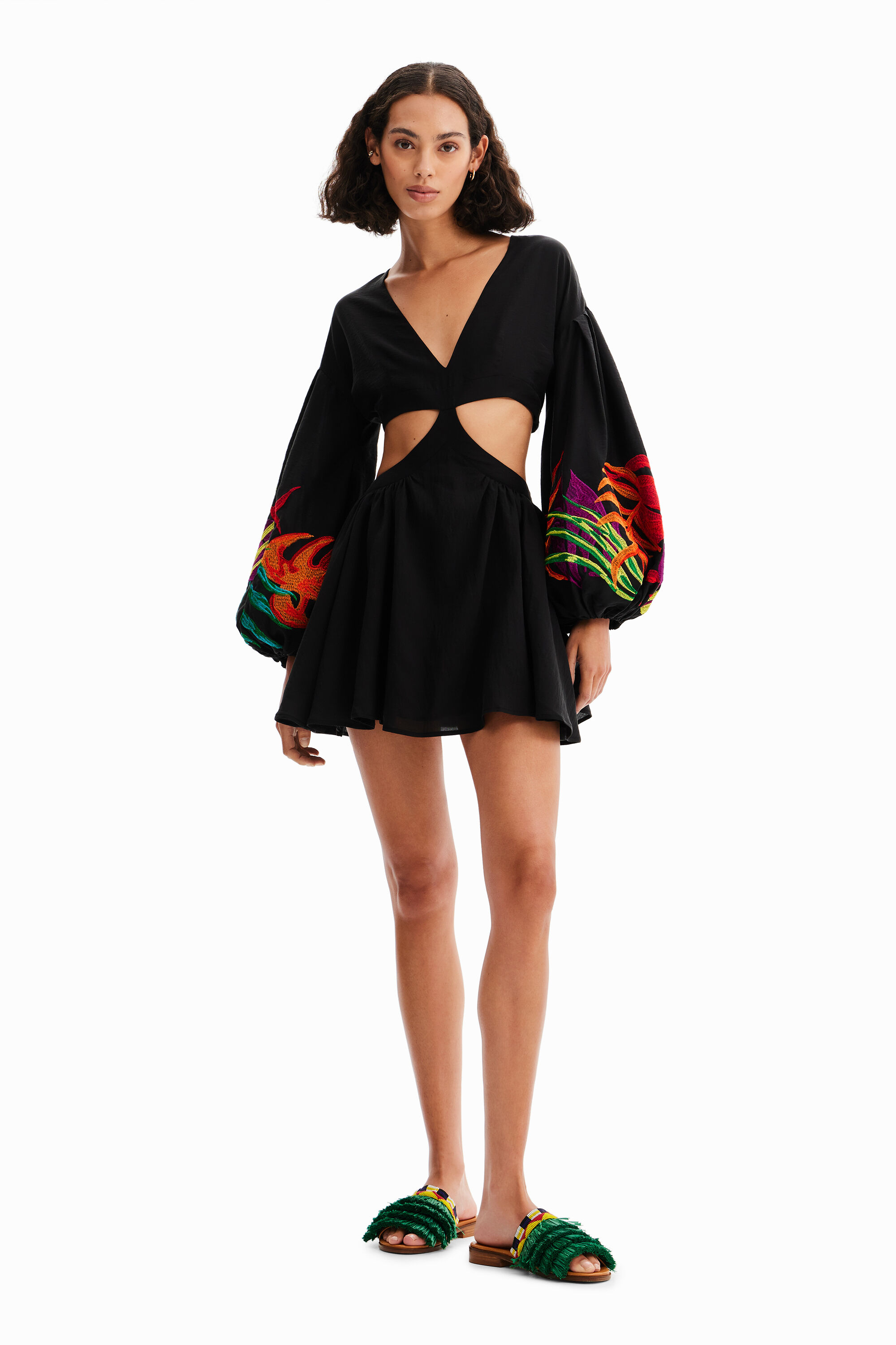 Robe courte découpes Stella Jean