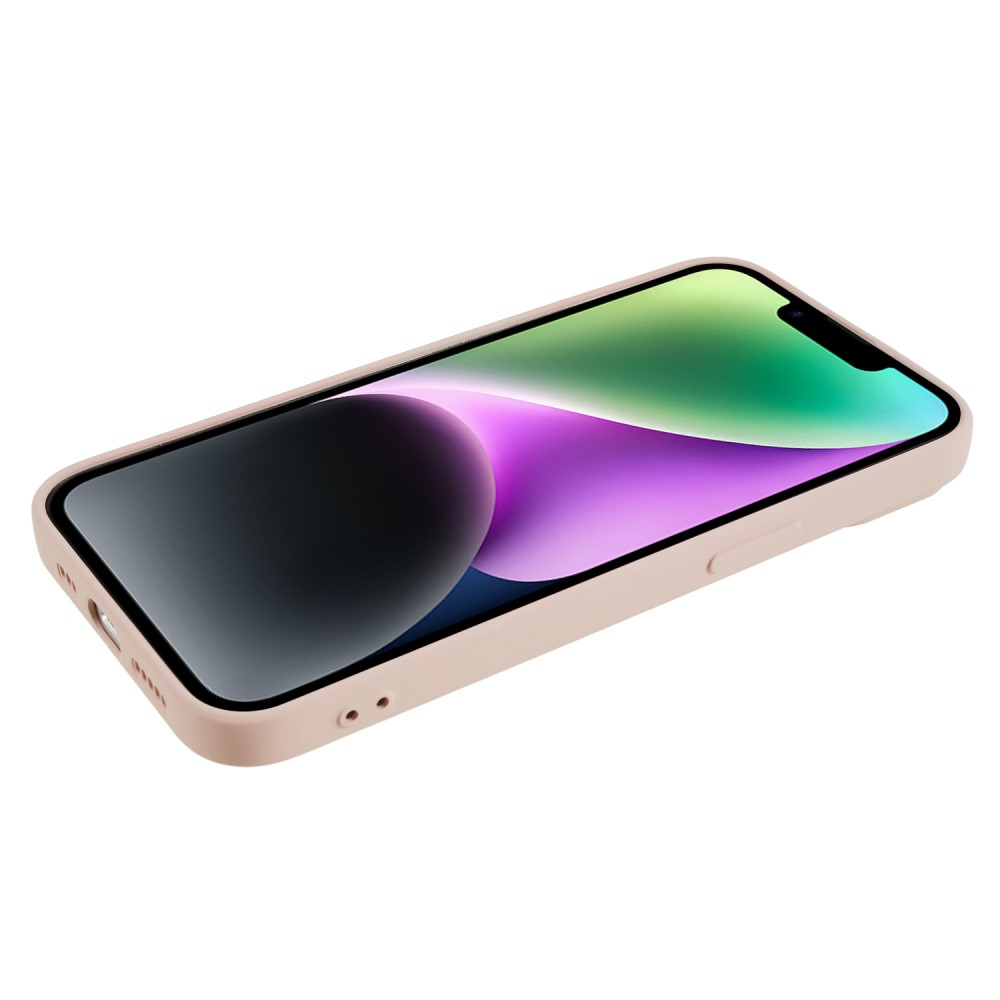 iPhone 14 Gummi Case Hülle mit Kameraschutz - Rosa (Matt)