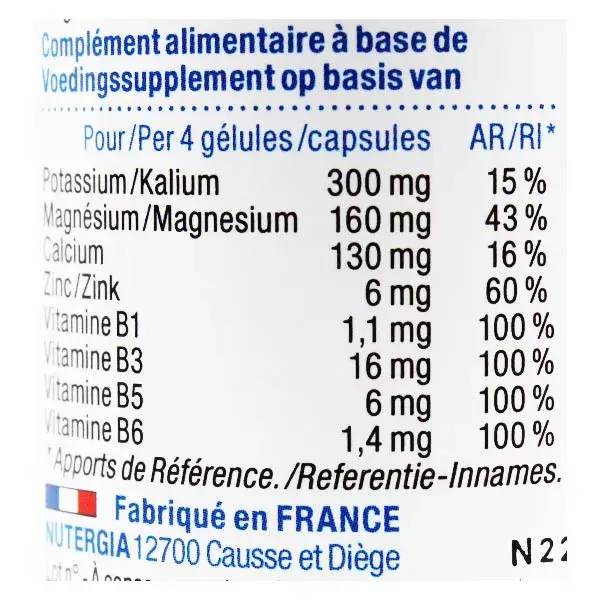 Nutergia Ergybase 60 cápsulas