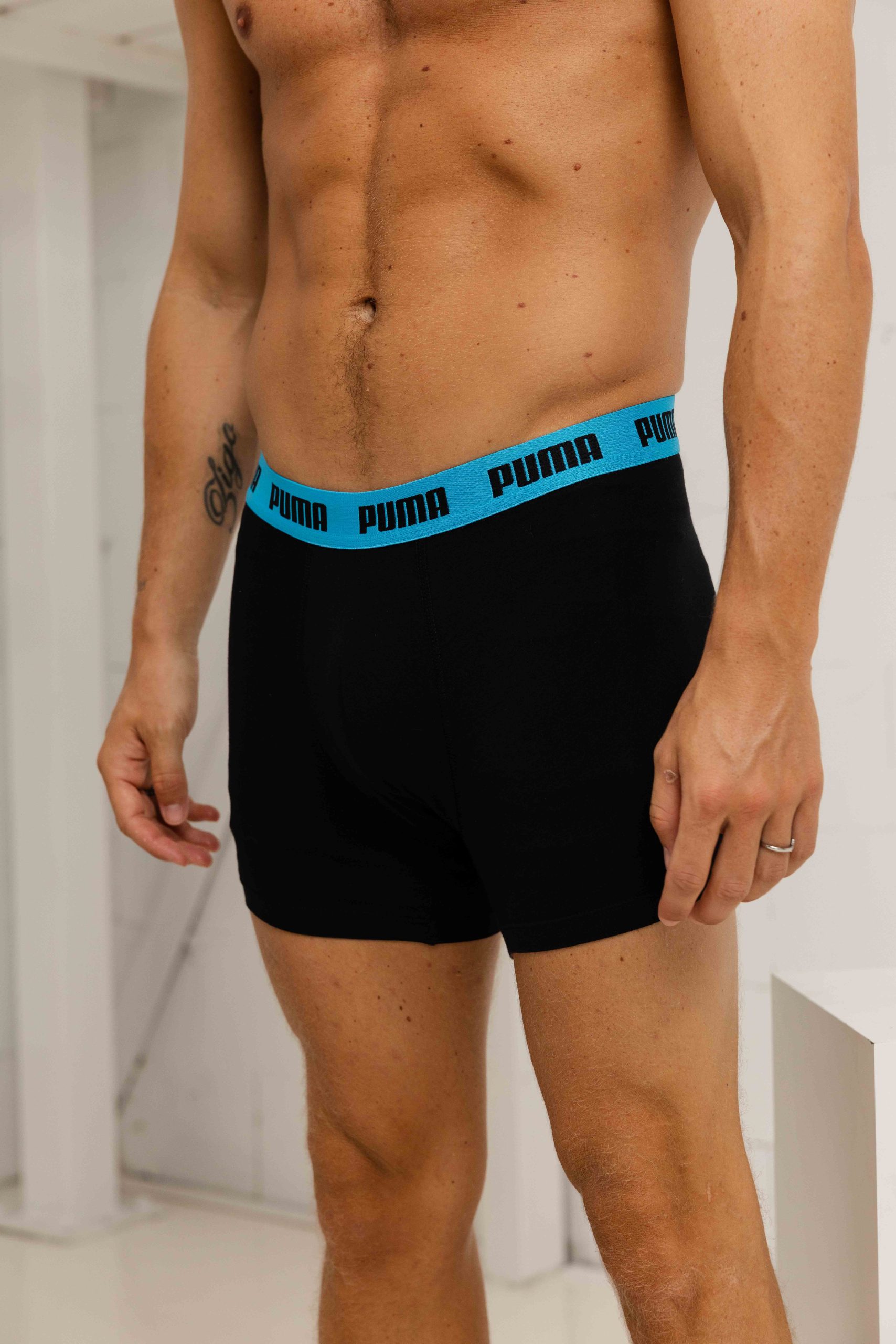 Puma Everyday Basic Boxershort Heren 3-Pack Black Pop