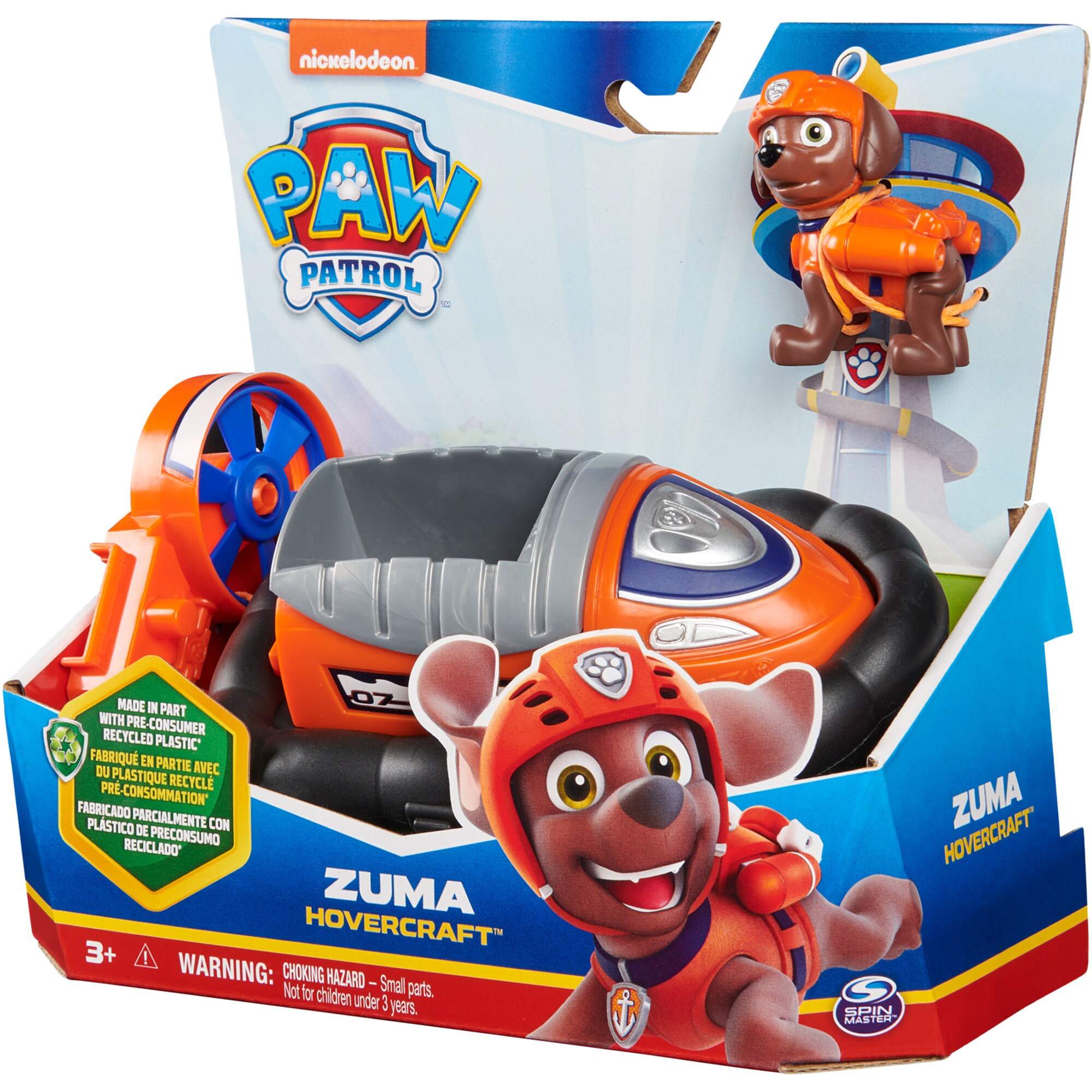 Spin Master Spielfahrzeug Paw Patrol - Luftkissenboot mit Zuma-Figur