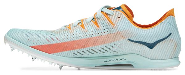 Chaussures d'Athlétisme Hoka Cielo X MD Bleu/Rouge Unisexe