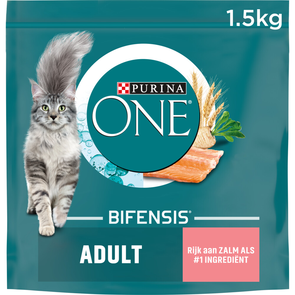 Purina ONE Adult Zalm - Volkoren Granen1,5 kg