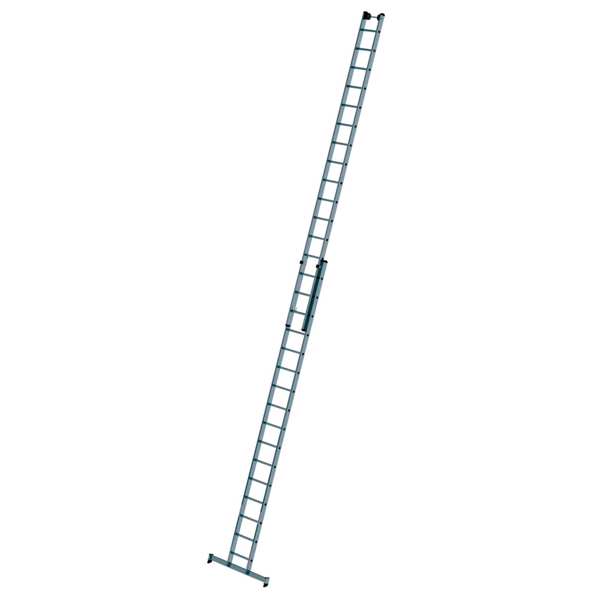 MUNK schuifladder met dwarsbalk, 2x16 sporten