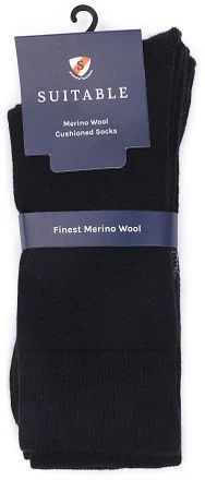 Suitable Merino Sokken Navy 6-Pack kopen