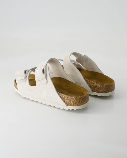 Birkenstock Arizona SFB VL Pantoletten in Weiß