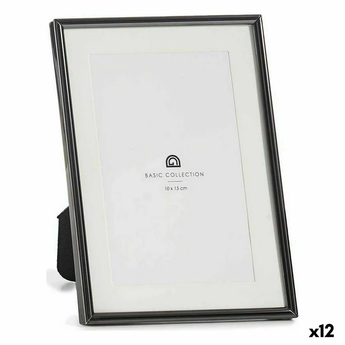 Gift Decor Cadre photo Verre Noir Acier