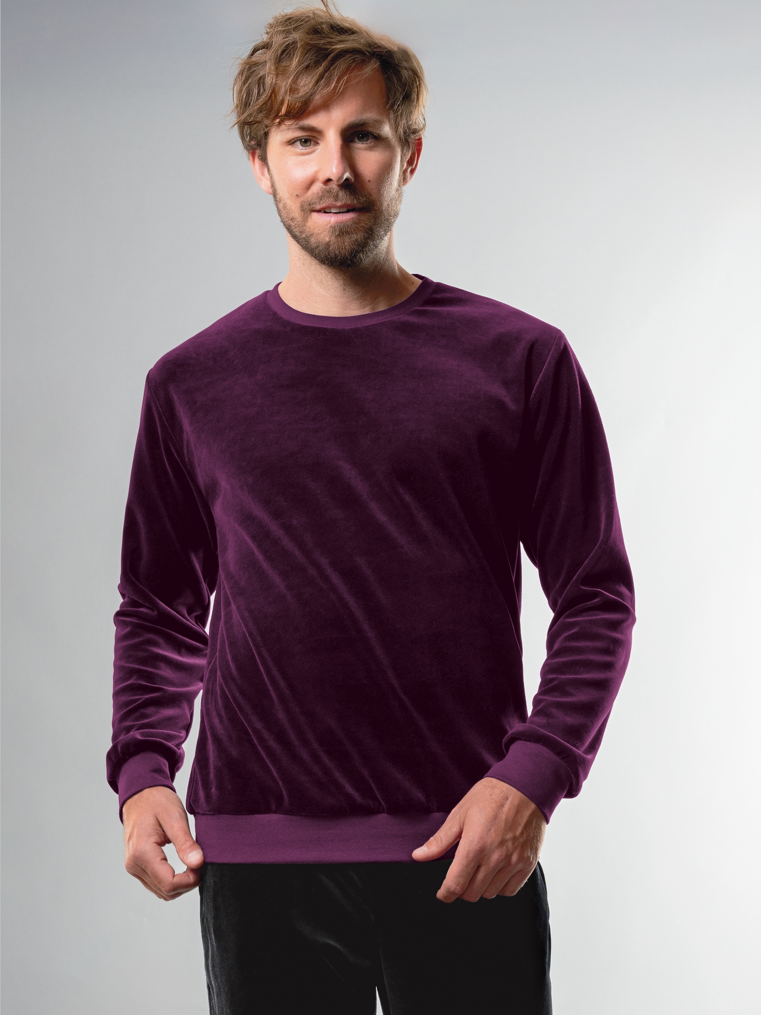 Nicky-Shirt Aubergine