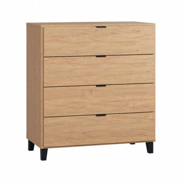Commode 4 tiroirs SIMPLE Bois - VOX