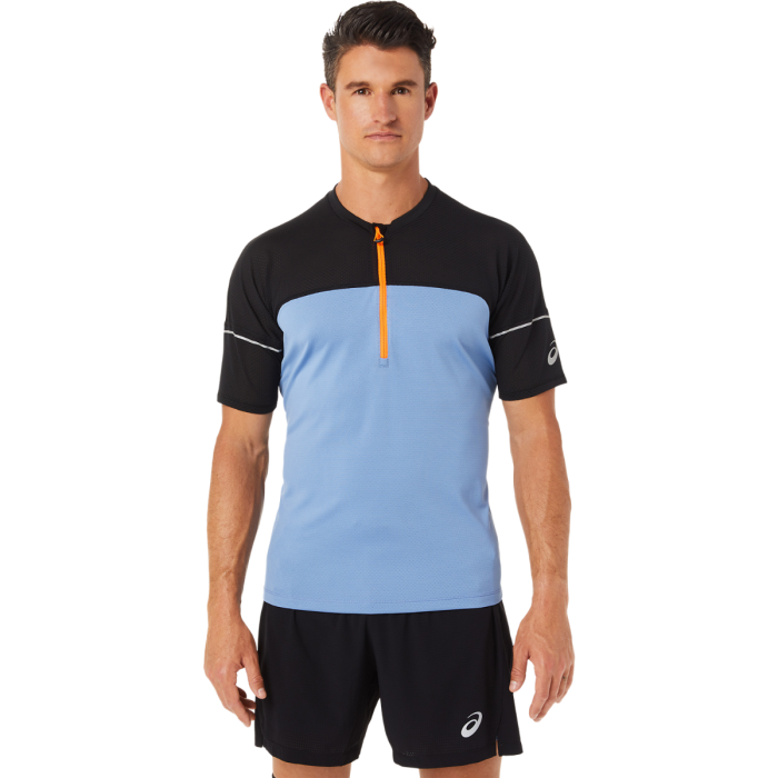 Asics Herre T-shirts Fujitrail Top Blå