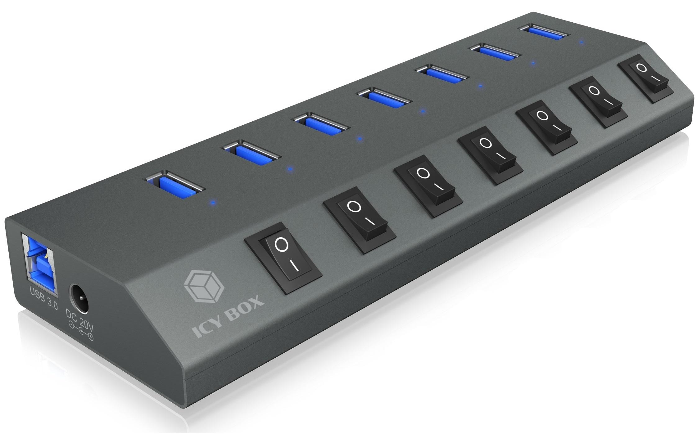 USB-Hub IB-HUB1701-C37-Port USB-3.0-Hub