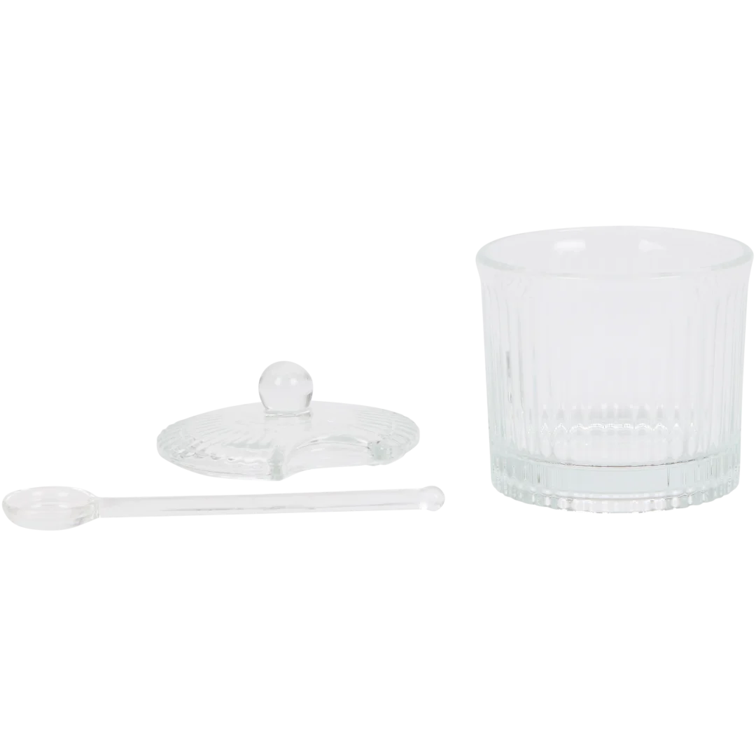 Suikerpot met lepel Ø 8,5 x 8 cm | diverse varianten