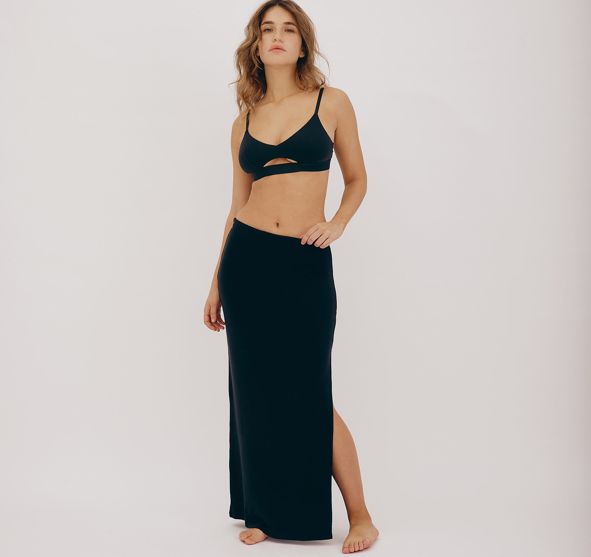 TENCEL™ LYOCELL<br>Soft Knit Maxi Skirt