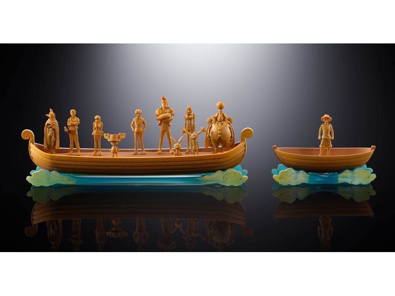 Tamashii Nations Figur One Piece Going Merry Das Schiff der Strohhutbande zum als 25th Anniversary Memorial Edition