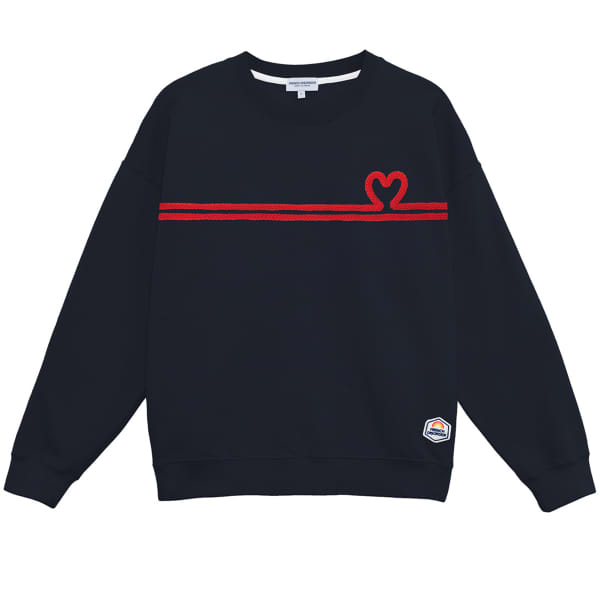 Sweatshirt FRENCH DISORDER ROSIE HEART NAVY