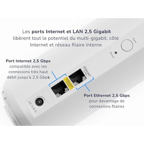 Répéteur WiFi Netgear ORBI3 DB WIFI7 2PK BNDL RBE372