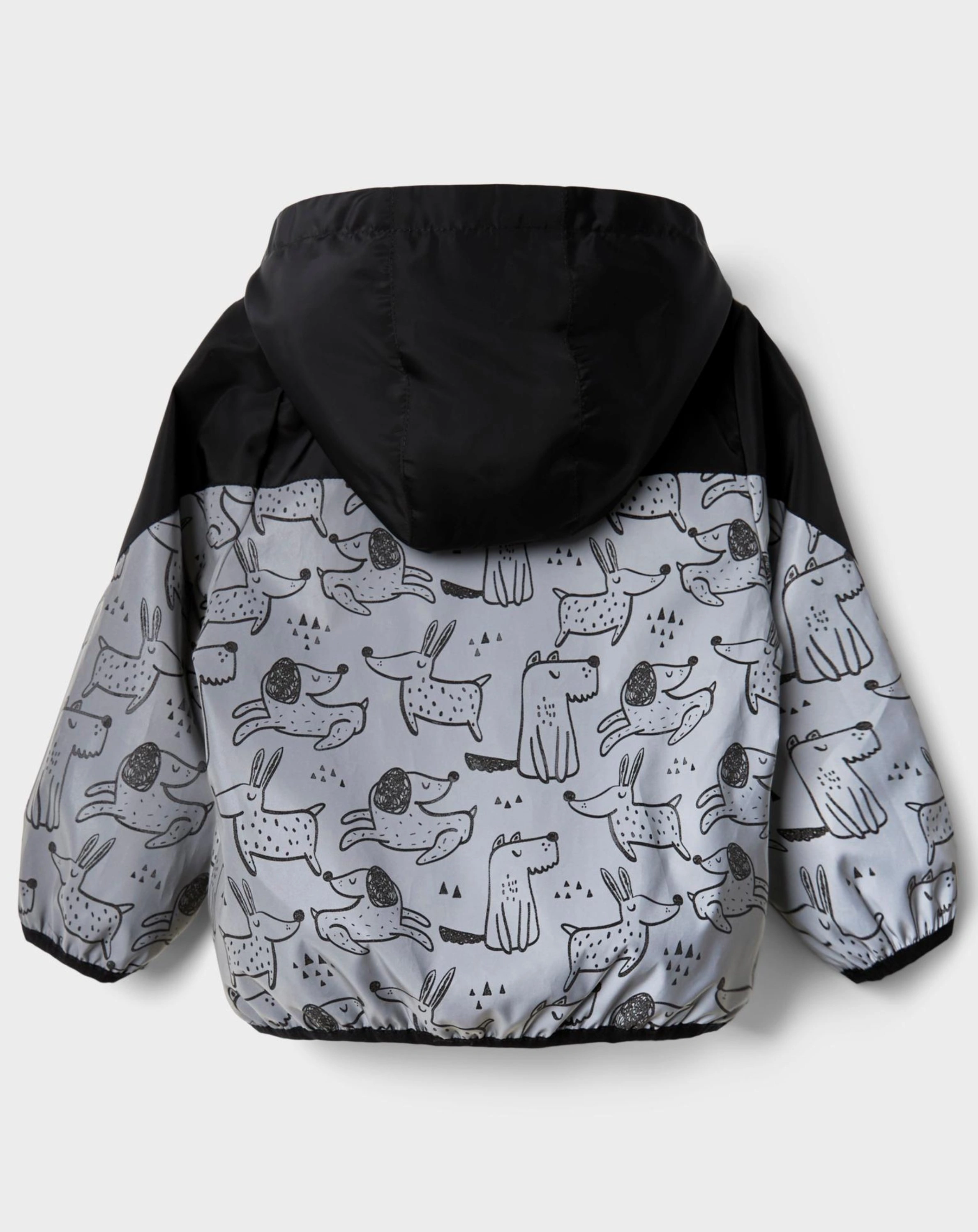 Jacke NMMMIKKI REFLECTIVE in black