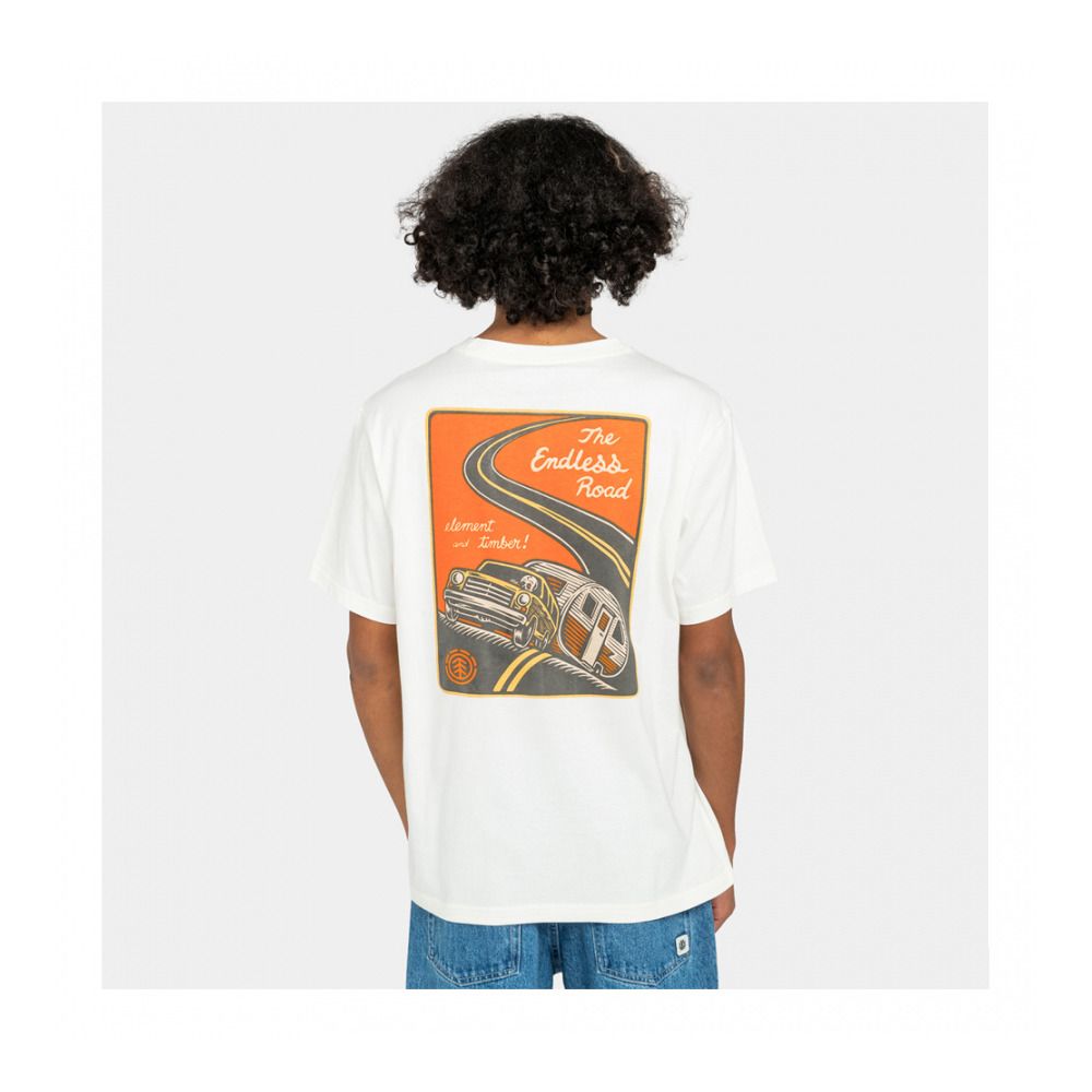 Element TIMBER NOVEL - Tee-shirt Homme egret