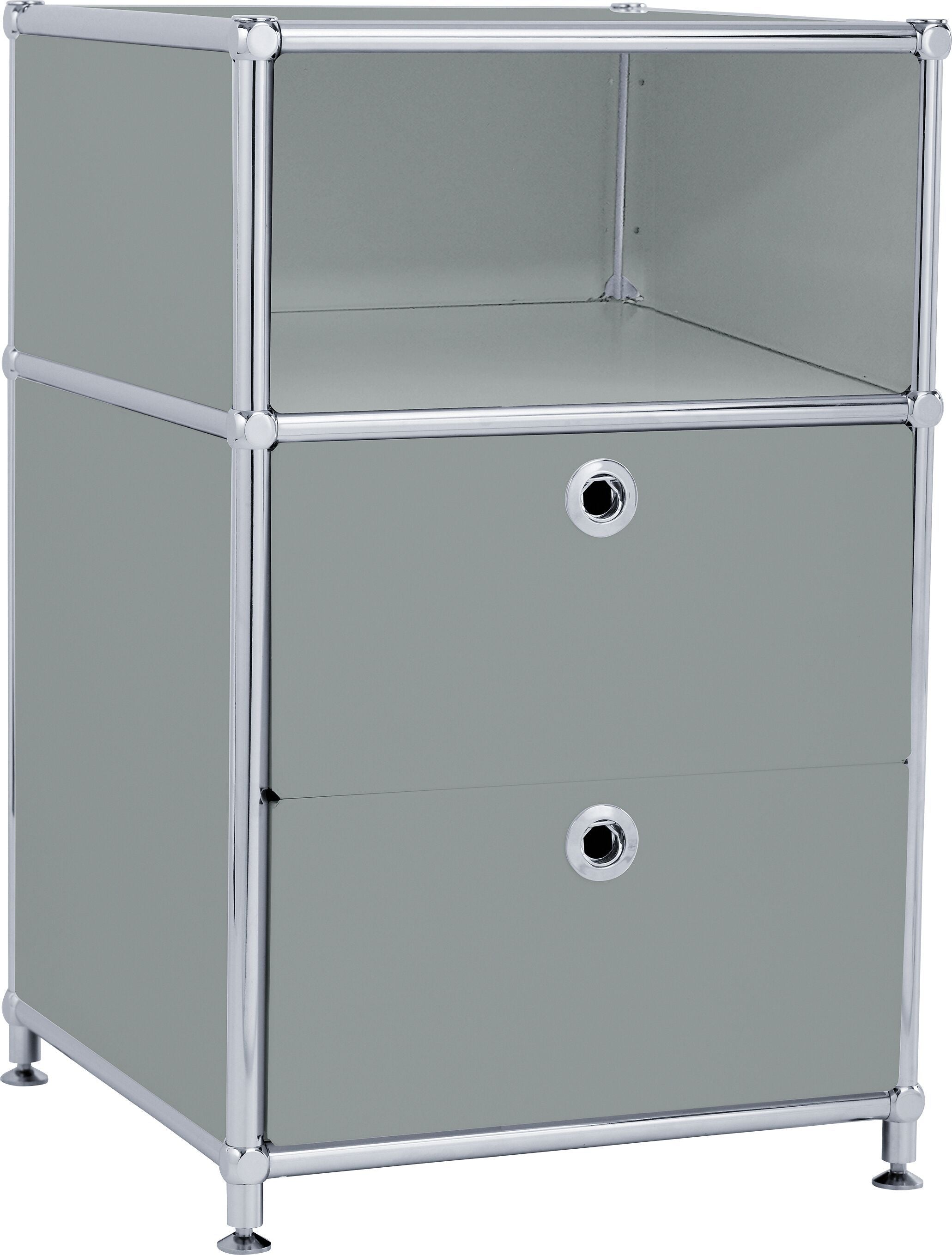 FLEXCUBE Korpus - Grau / B: 40.0 cm x T: 40.0 cm x H: 62.5 cm