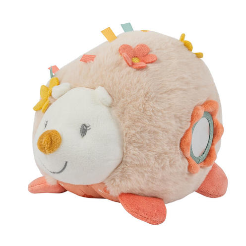 Peluche d'activités hérisson Zoë rose - NATTOU