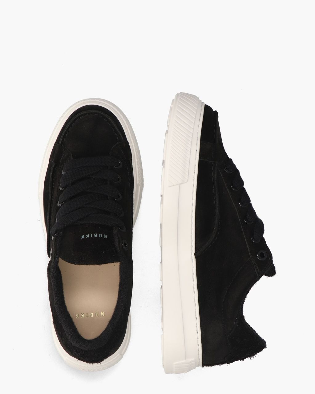 Nubikk Caldera Tora Zwart Herensneakers