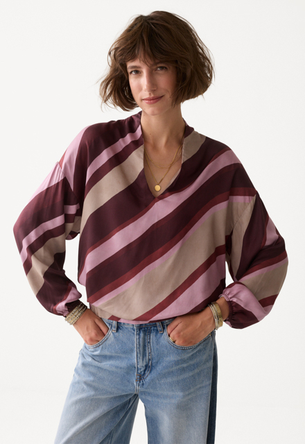 Summum Stripe Ecovero Top