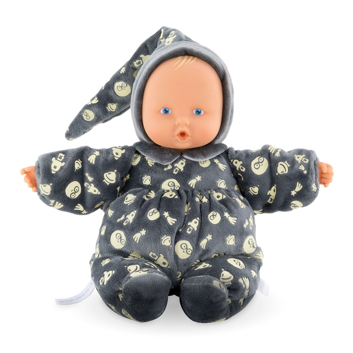 Mon doudou Babipouce brille dans la nuit