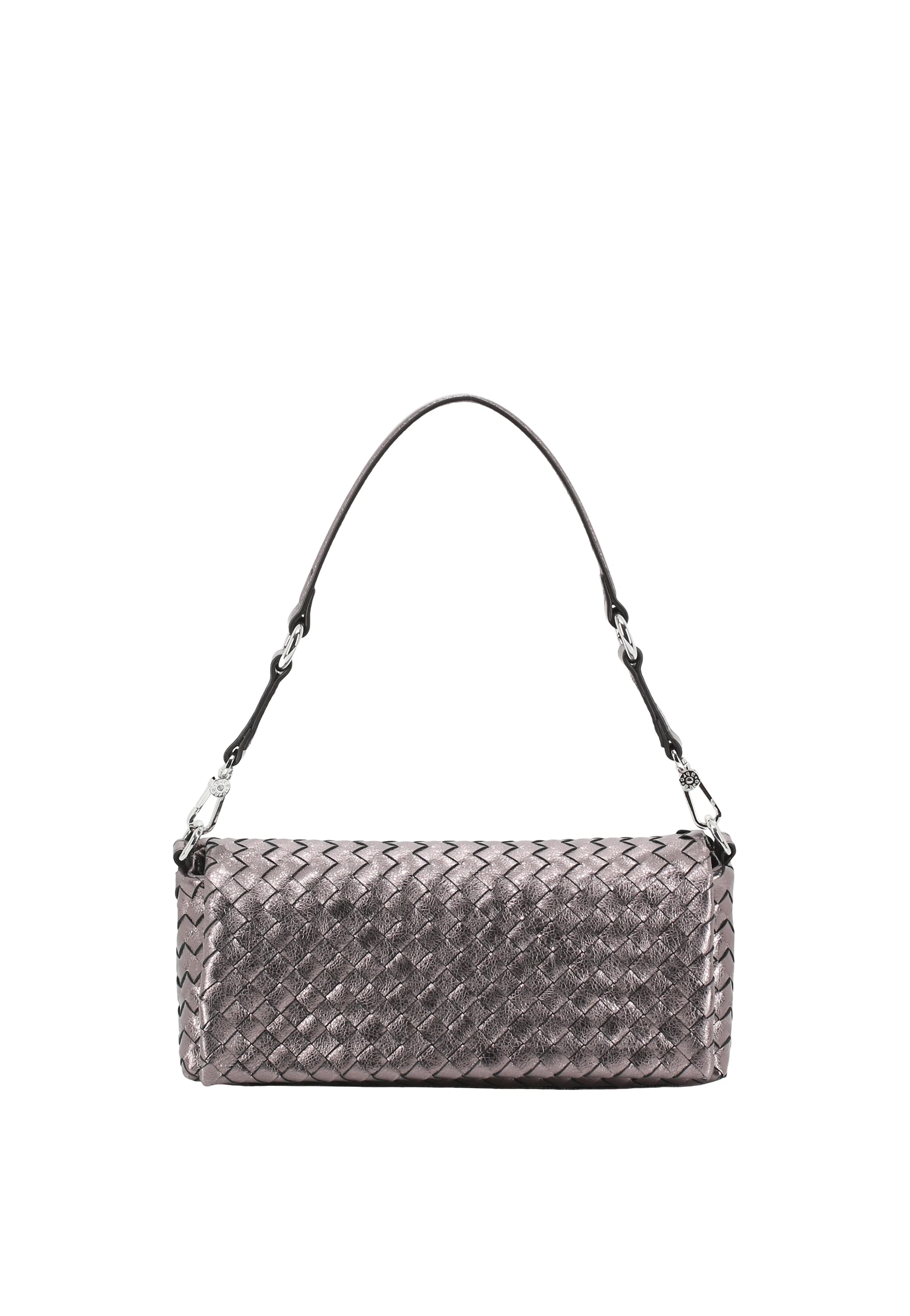 Shoulderbag MILA Leather Mimosa weaving Standard