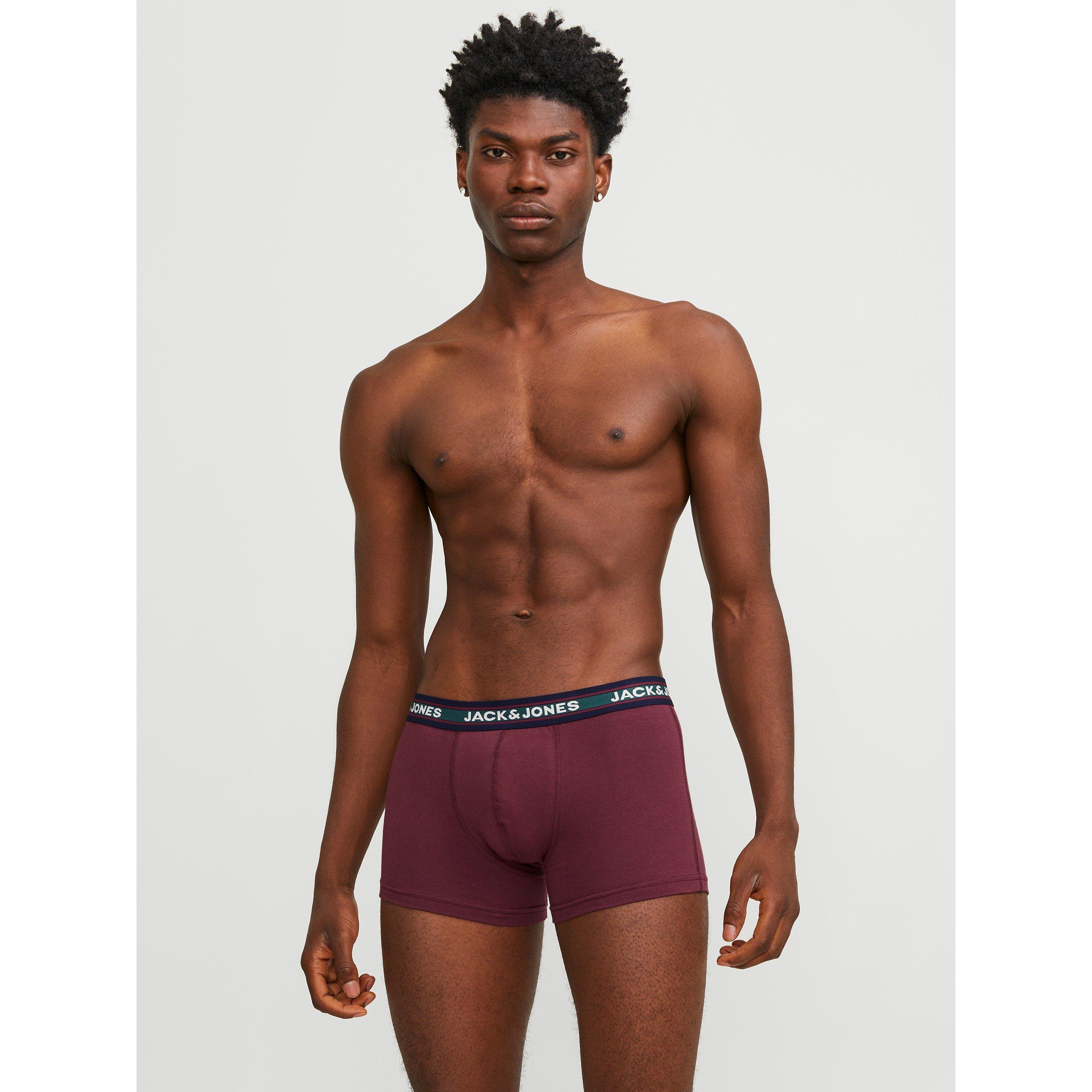 Jack and Jones Solid Mens 10 Pack Boxer Trunks
