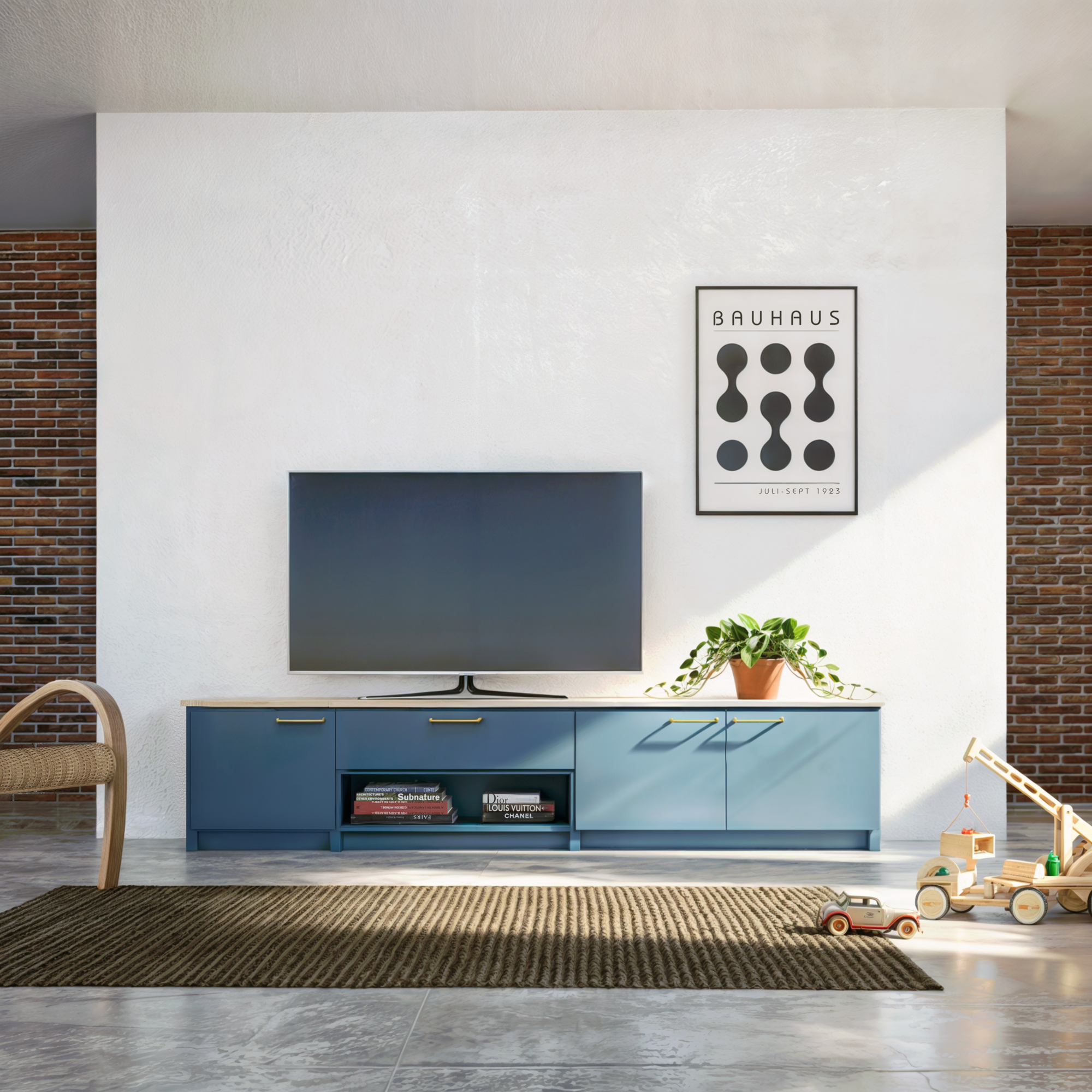 Tv kast met deuren en lade