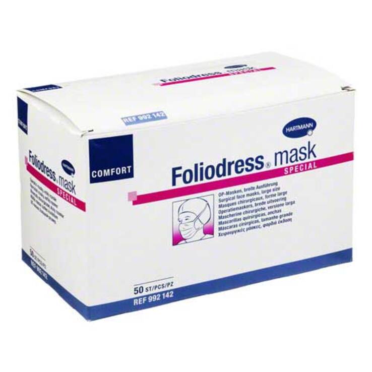 Foliodress® mask Comfort grün OP-Masken, 50 St