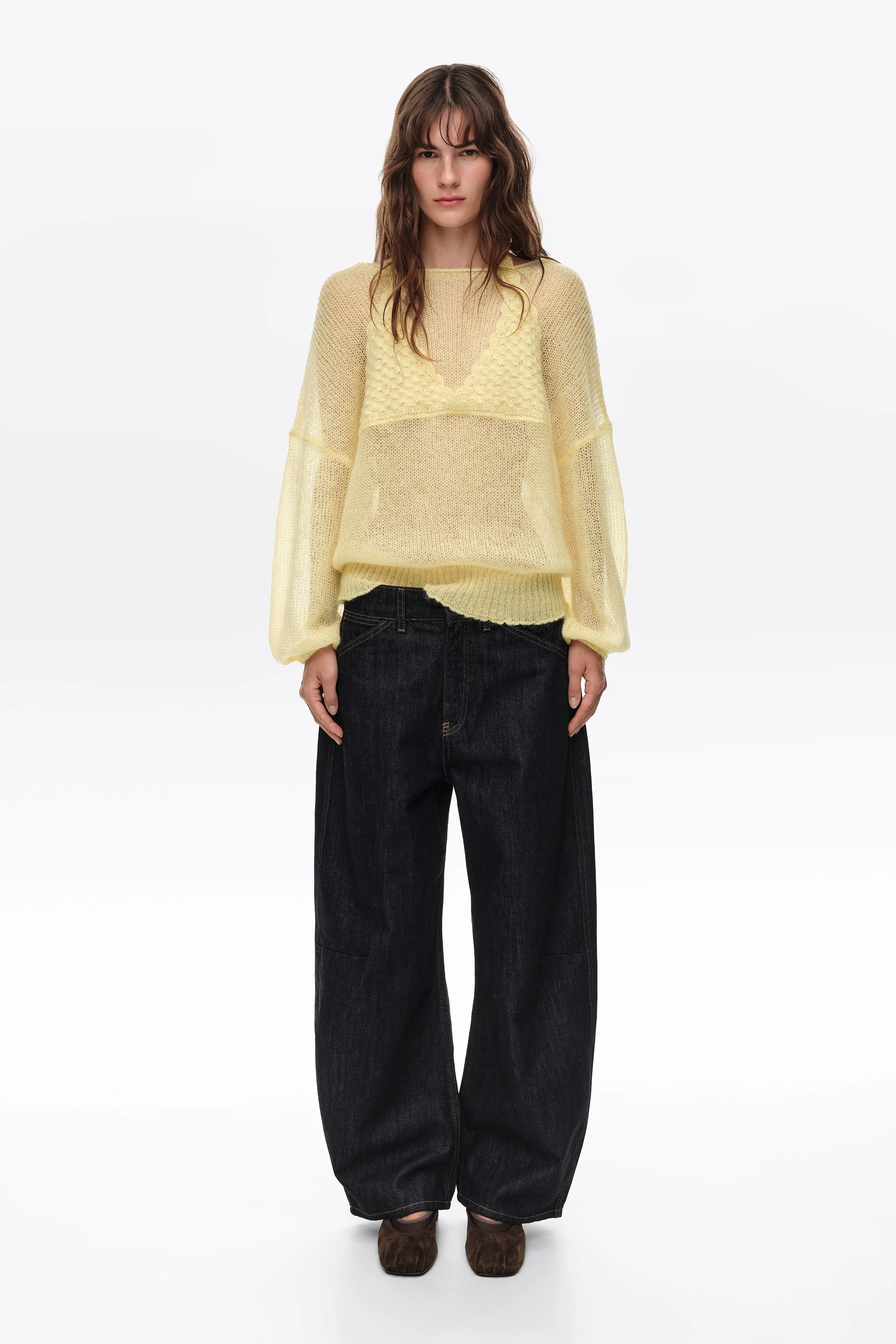 BARREL - Calça jeans de cinco bolsos em denim índigo