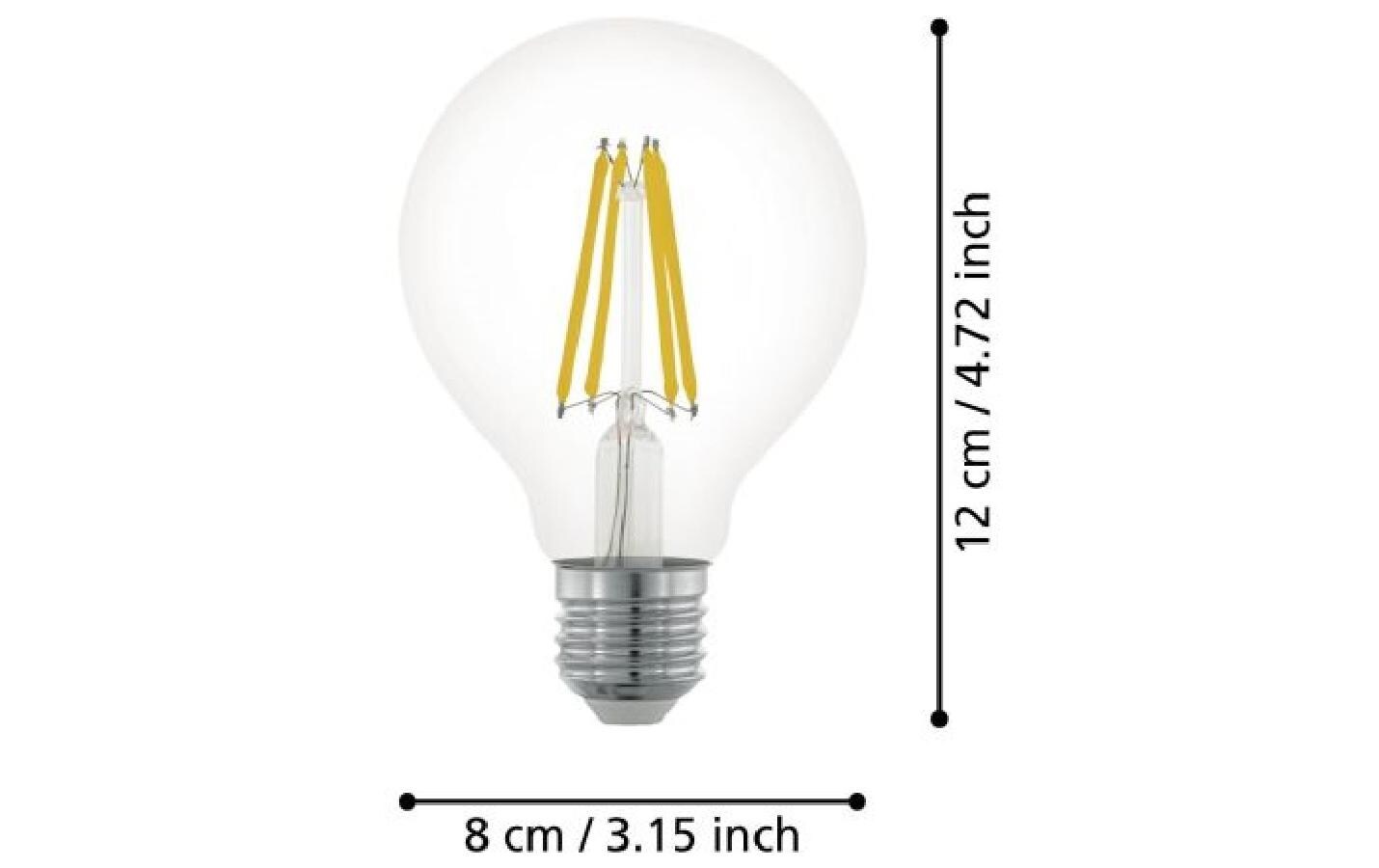 Lampe 7.5 W E27 WarmweissFilament LED-Glühbirne