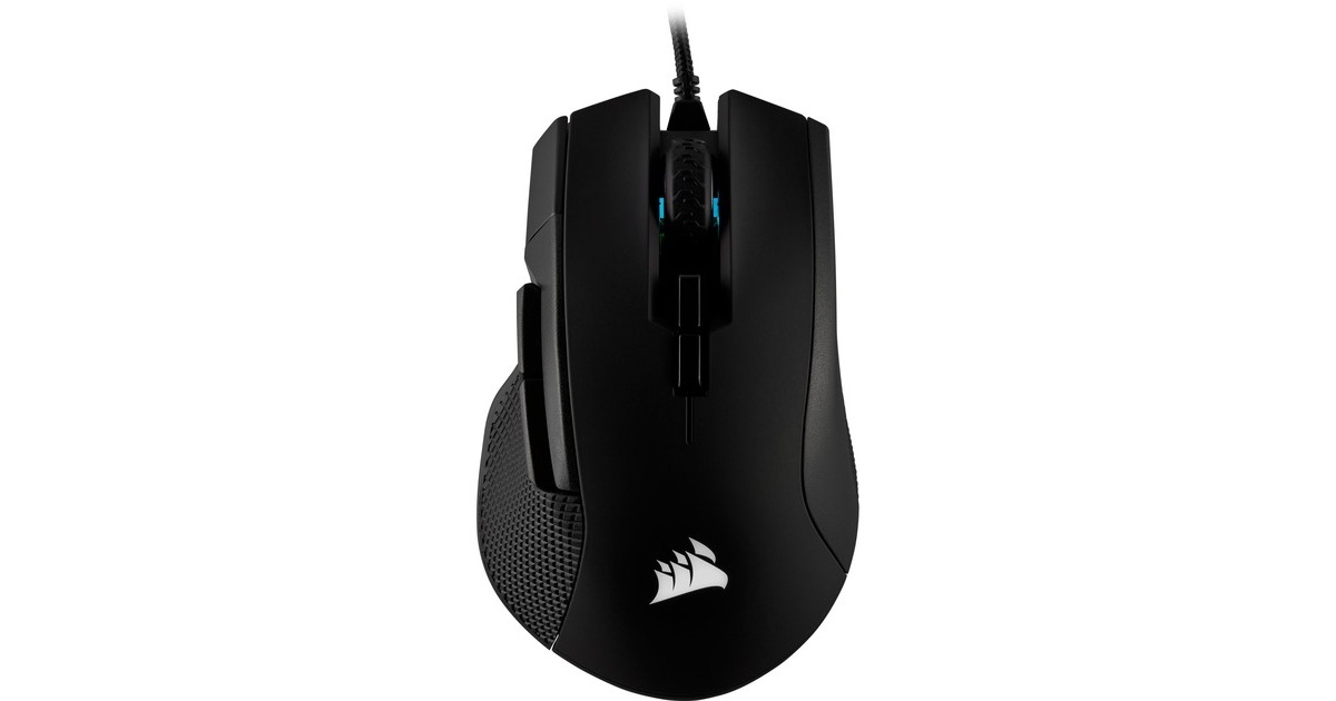 CorsairIronclaw RGB Gaming Mouse  (Zwart, 18.000 dpi, RGB leds)
