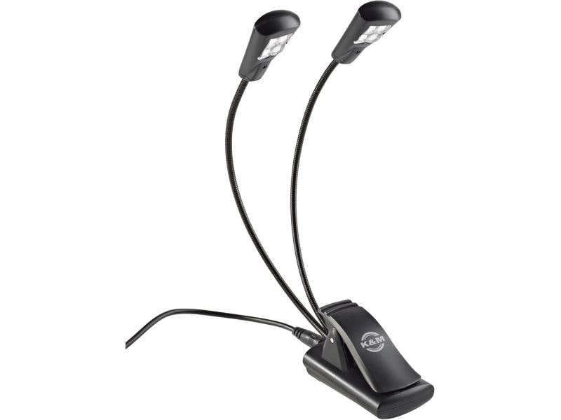 K&M Notenpultleuchte 12245 Notenpultleuchte «Double4 LED FlexLight»
