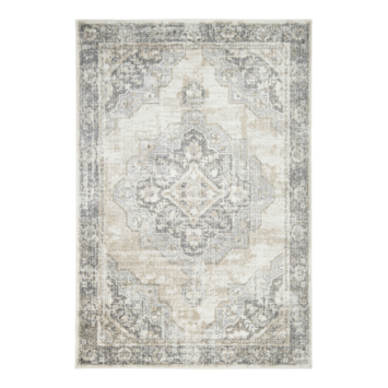 Super Medaillon vloerkleed Grijs 160x230 cm