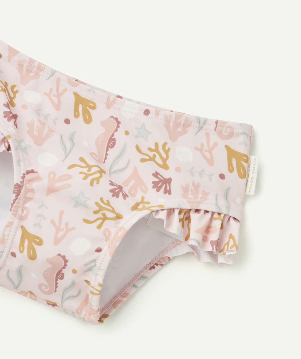 LITTLE DUTCHculotte de bain bébé fille avec imprimé à fleurs et volants