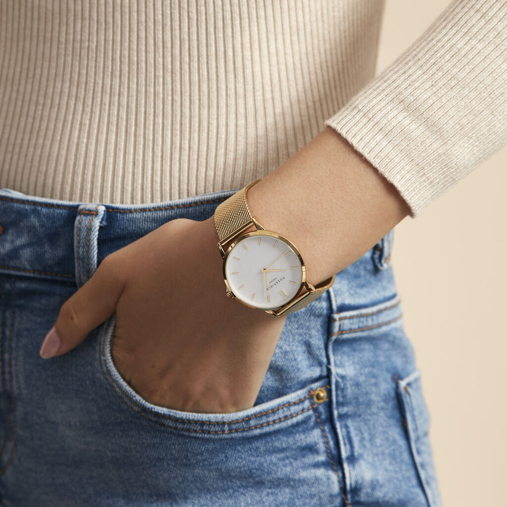 Montre Rosefield Pearl Edit Blanc