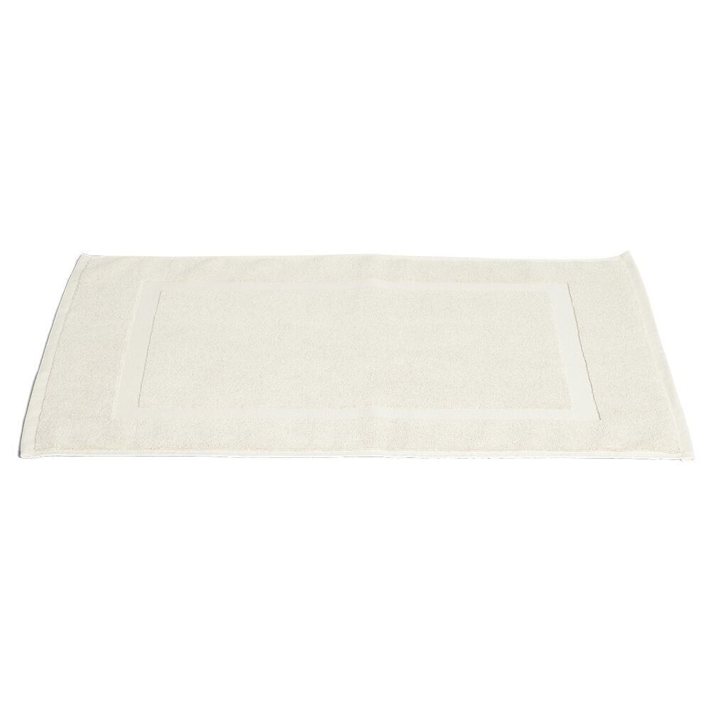 Tapis salle de bain coton beige 70x40 cm