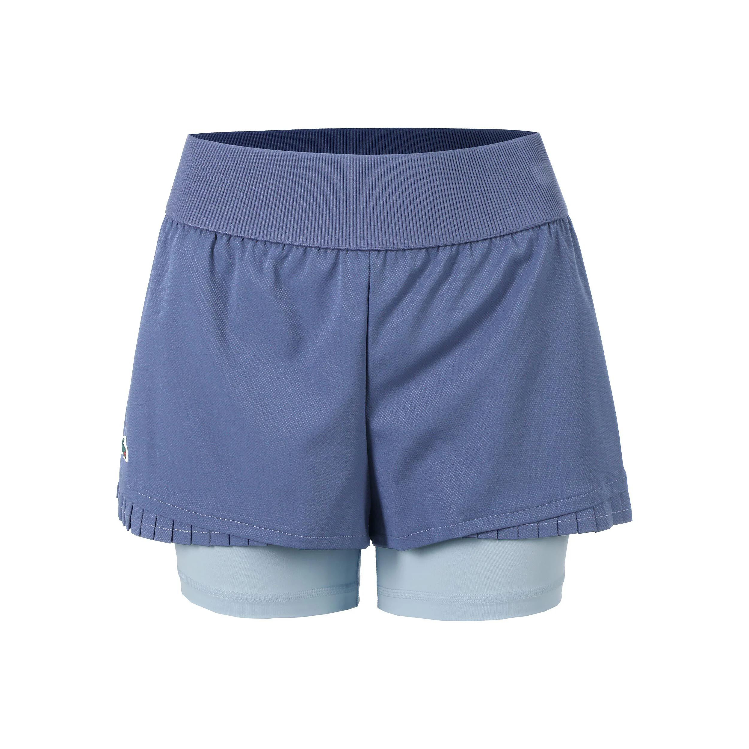 Lacoste Shorts Femmes - Bleu Foncé , Bleu Clair