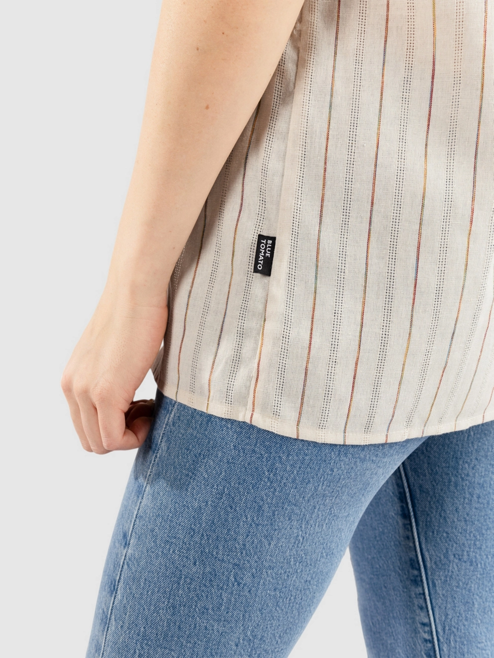 Blue Tomato Linen Shirt stripe
