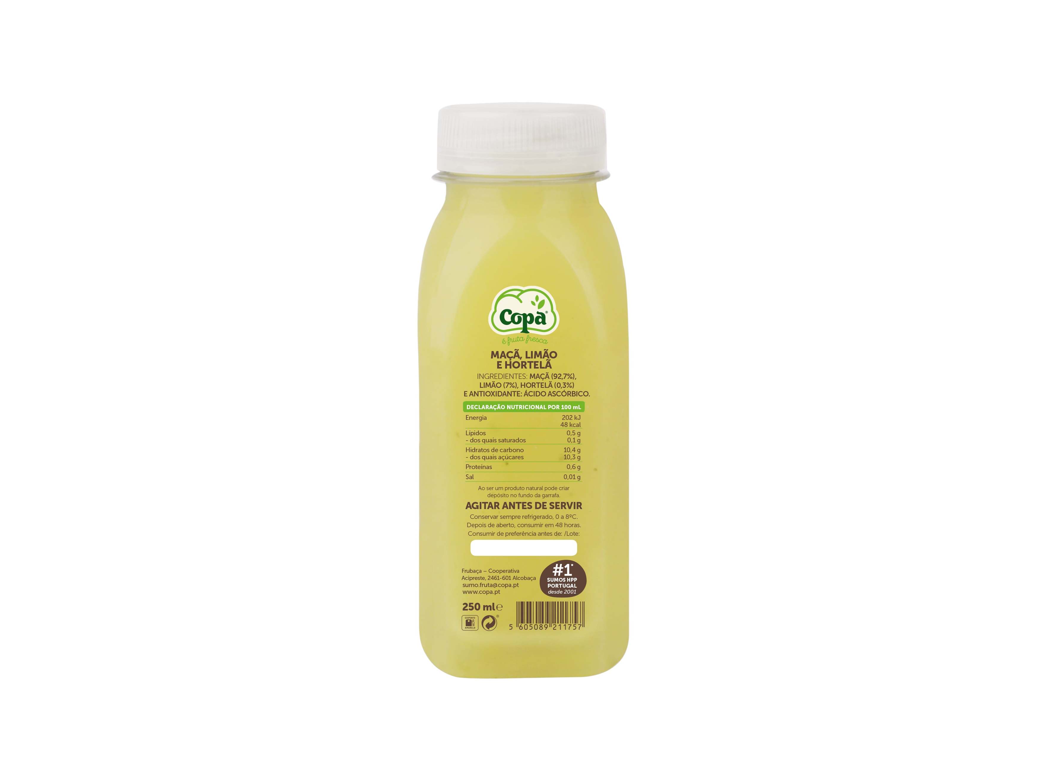 SUMO NATURAL LIMONADA COPA 250ML